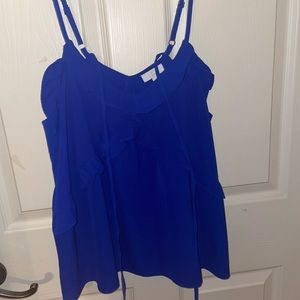 Blue summer tank